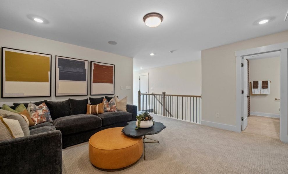 Furnished interior in a model home at Grove Park in Clemmons (Image 7).