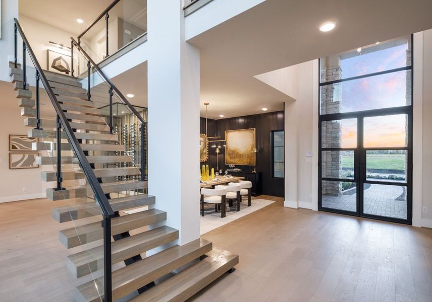 Furnished interior in a model home at Legacy in League City (Image 3).