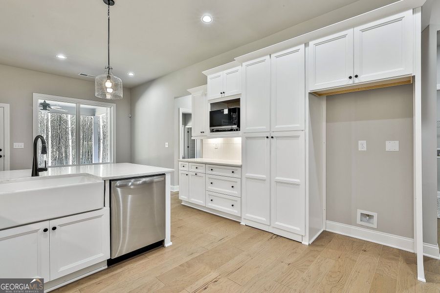 Furnished interior in a model home at Wild Fern Reserve in Newnan (Image 8).