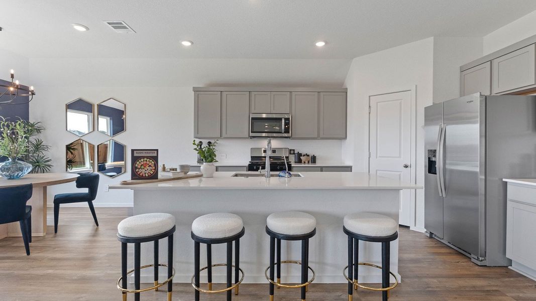 Furnished interior in a model home at Medina in Dayton (Image 16).