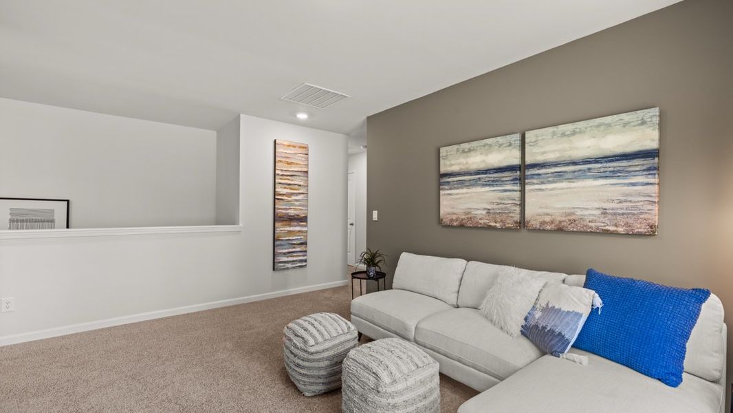 Furnished interior in a model home at Lost Creek in Dallas (Image 42).