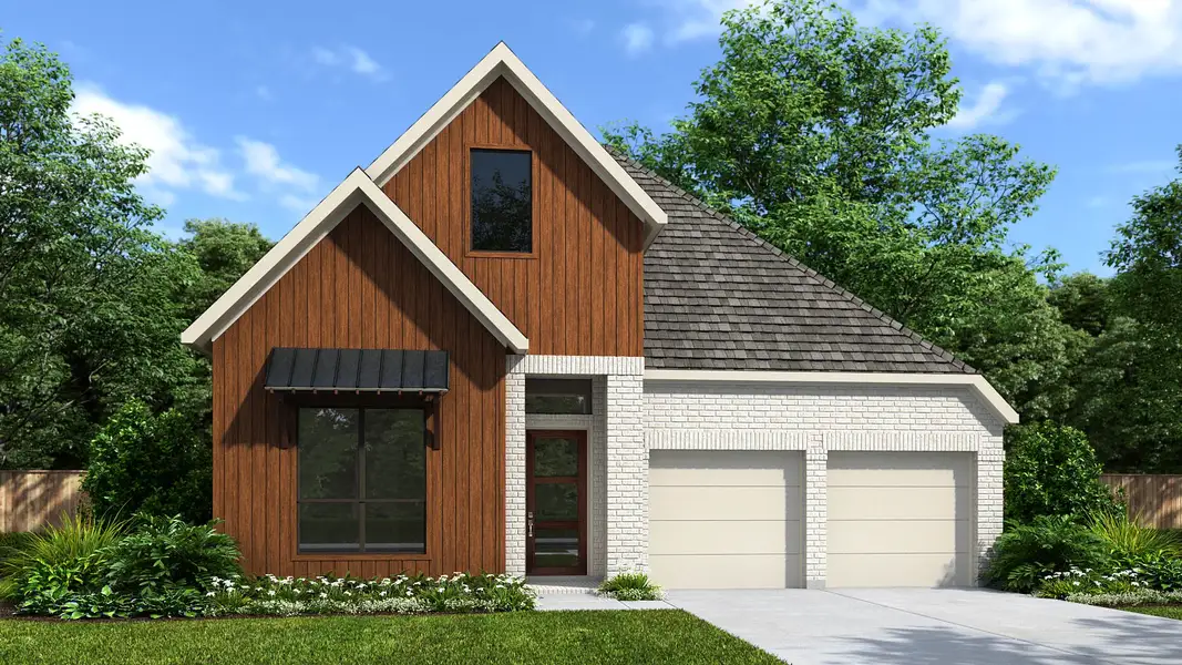 Front exterior of a home in the Jordan Ranch community, located in Katy, TX (Image 12).