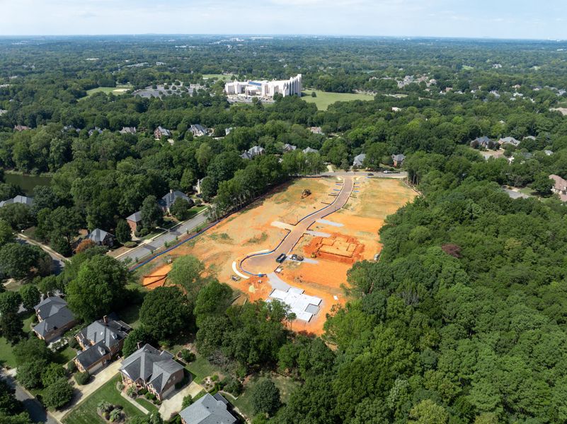 Site preparation and early development at Enclave at Carrington in Charlotte, NC (Image 4).