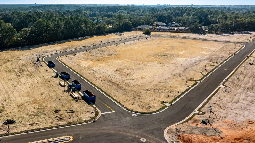 Site preparation and early development at Buckeye's Landing in Navarre, FL (Image 23).