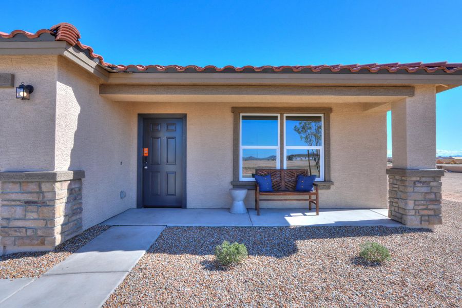 cross creek ranch model front porch