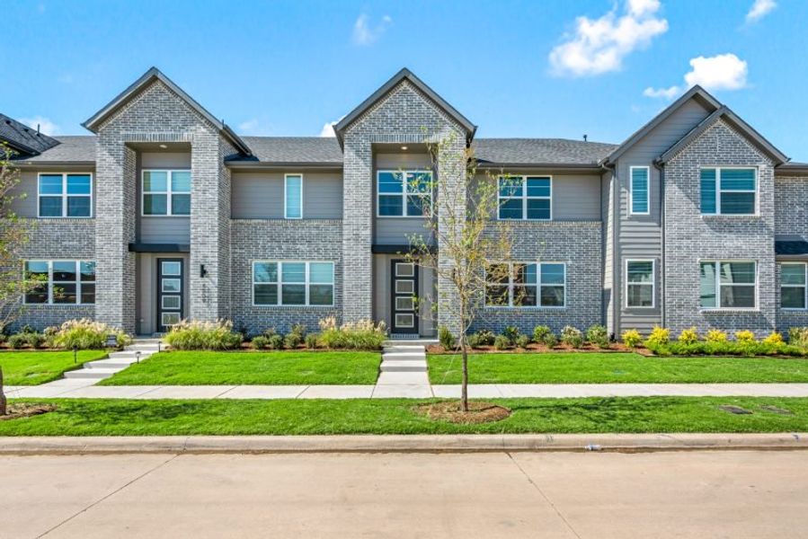 Front exterior of a home in the Pecan Square community, located in Northlake, TX (Image 45).
