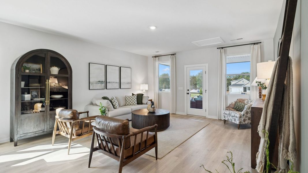Furnished interior in a model home at Harvest Point in Spring Hill (Image 6).