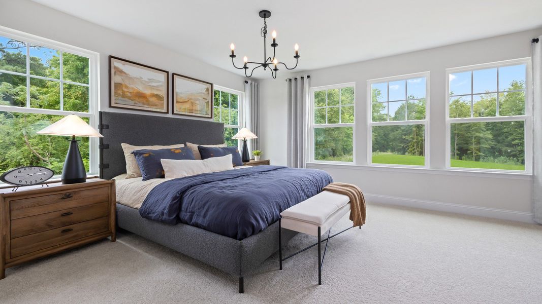 Furnished interior in a model home at Essex Townes in Franklinton (Image 19). Furnished interior in a model home at Essex Townes in Franklinton (Image 19).