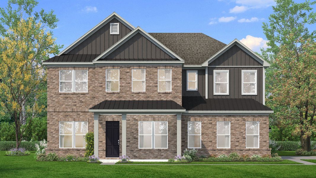 Front exterior of a home in the Northridge Park community, located in Murfreesboro, TN (Image 6).