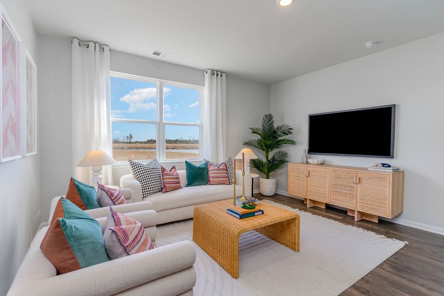 Furnished interior in a model home at Ridgefield in Conway (Image 37).