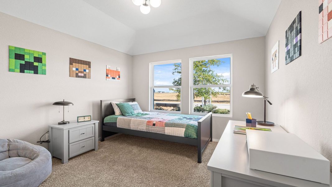 Furnished interior in a model home at Sunterra Lakes in Brookshire (Image 20).