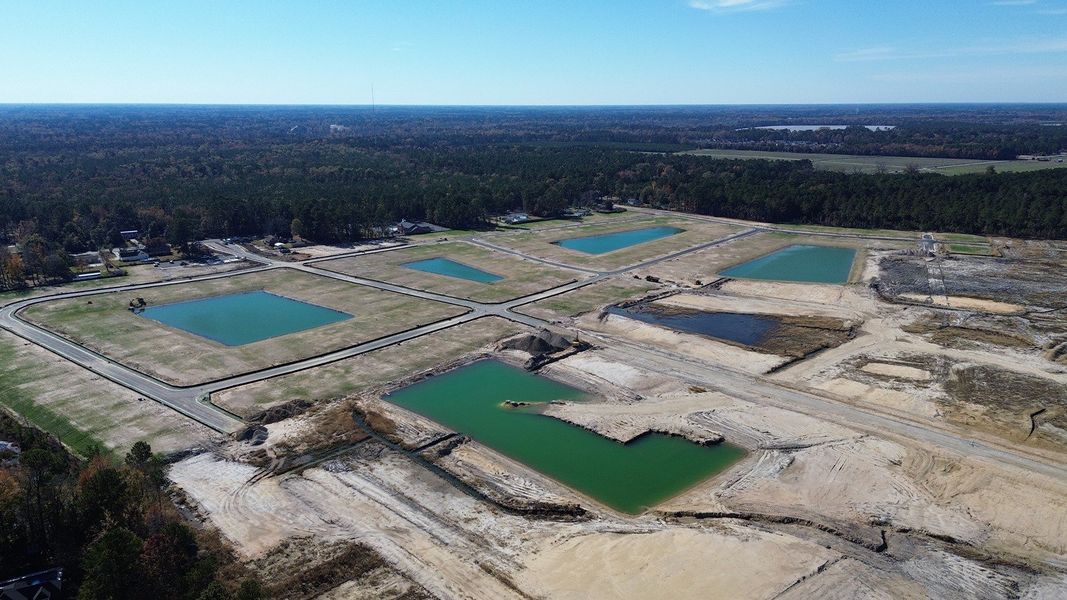 Site preparation and early development at Magnolia Farms in Florence, SC (Image 10).