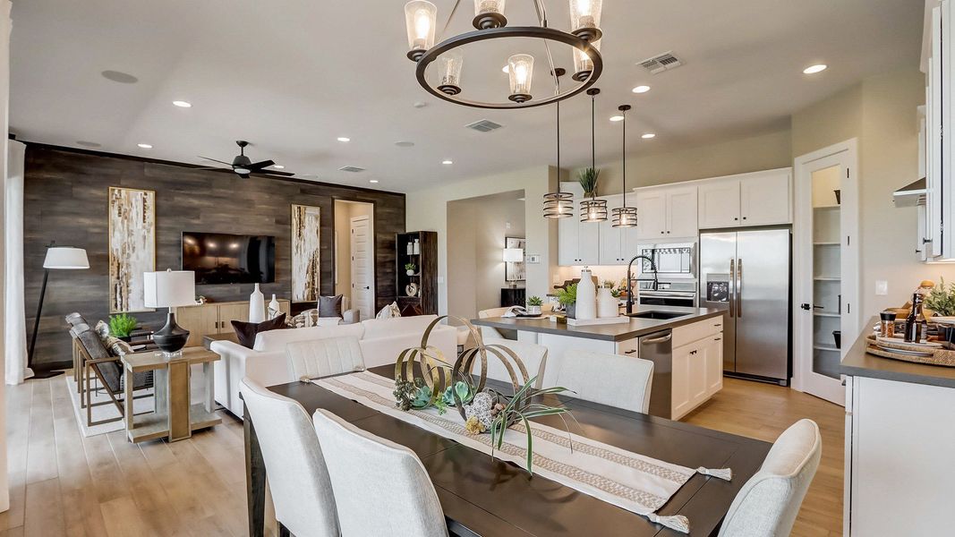 Furnished interior in a model home at Canyon Views - Hacienda in Litchfield Park (Image 24).
