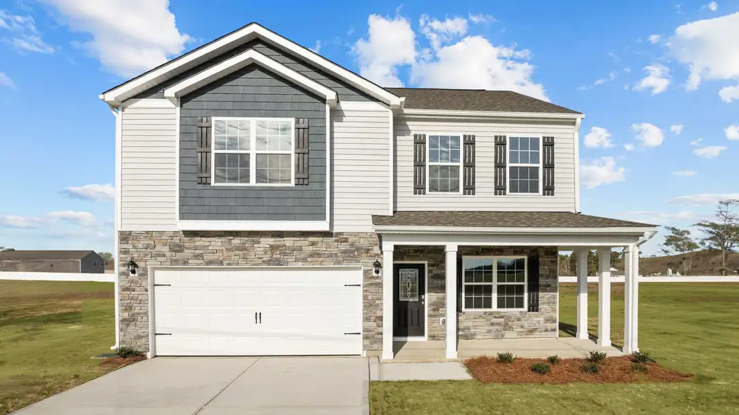 Front exterior of a home in the Dakota Creek community, located in Ayden, NC (Image 4).