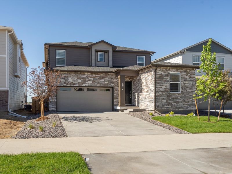 Snowberry floorplan at Ridgeline Vista a Meritage Homes community in Brighton, CO.