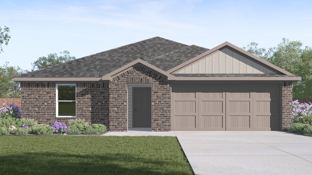 Front exterior of a home in the Whitetail Run community, located in Caldwell, TX (Image 7).