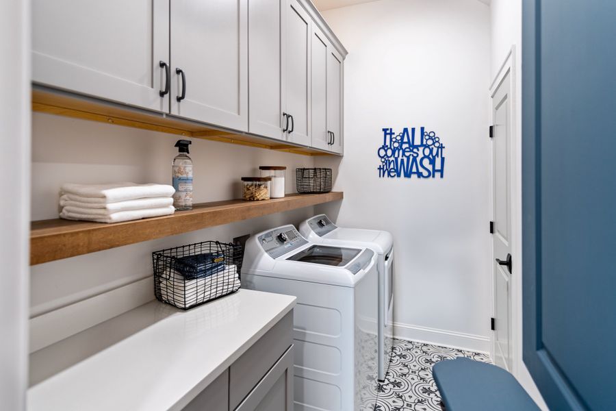 McDaniel Model Home Laundry Room