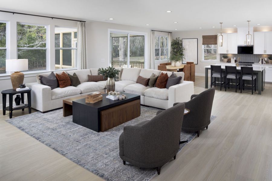 Furnished interior in a model home at Bloom in Fuquay Varina (Image 7). Furnished interior in a model home at Bloom in Fuquay Varina (Image 7).