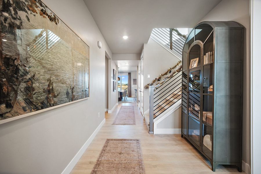 Furnished interior in a model home at Aspen Meadows-4 in Colorado Springs (Image 4).