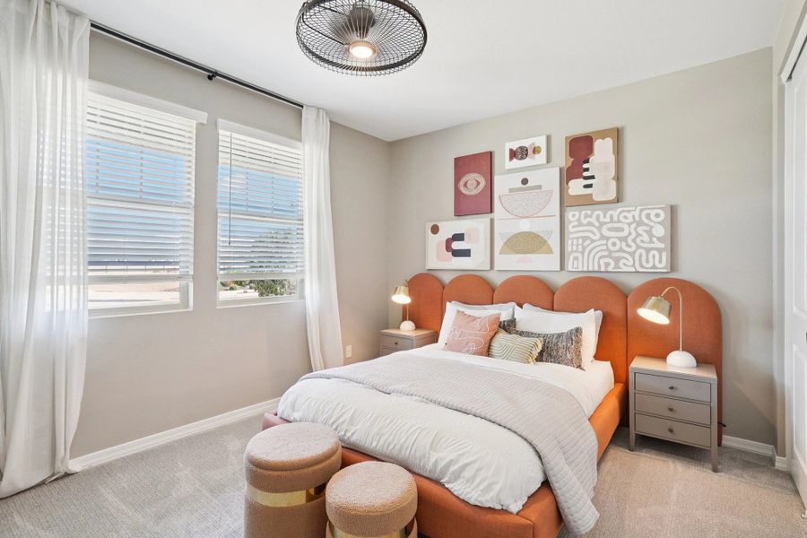 Furnished interior in a model home at Estates at Estrella Crossing in Phoenix (Image 15).