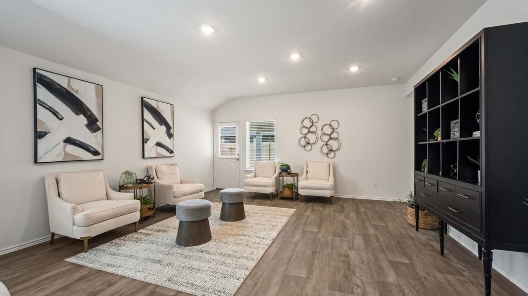 Furnished interior in a model home at Milo Farms in Rosenberg (Image 8).