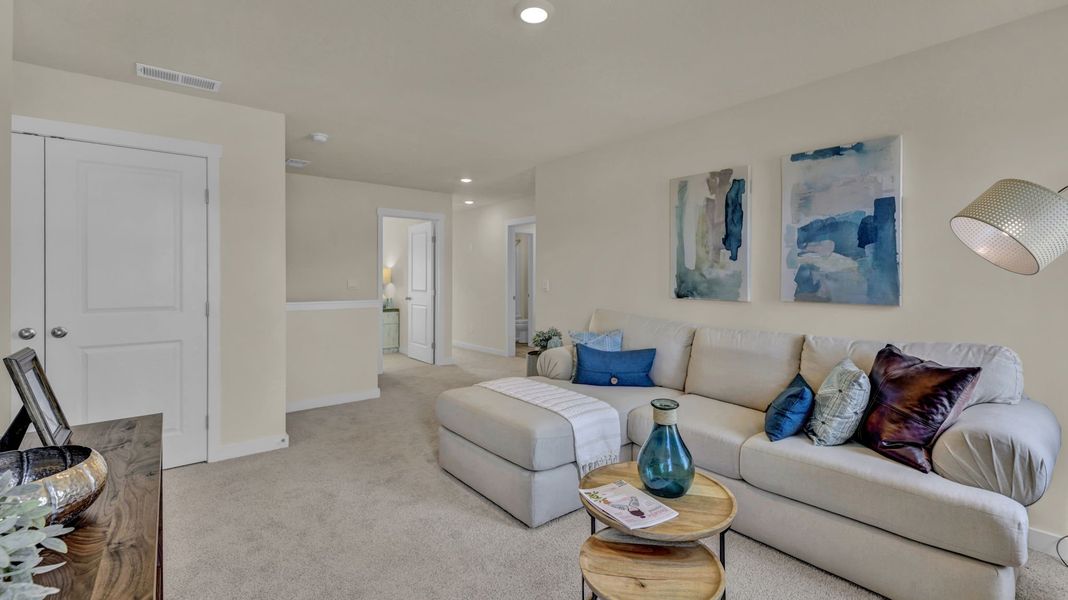 Furnished interior in a model home at Abington Farms in Hixson (Image 15).