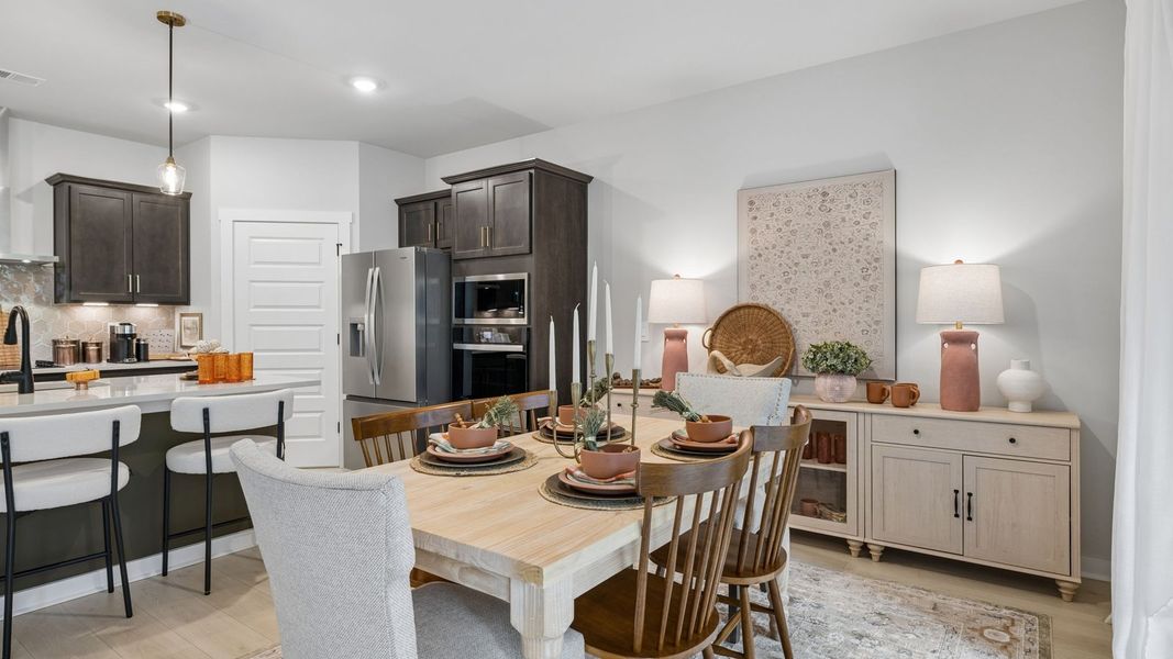 Furnished interior in a model home at Reserve at Hickory Ridge in Columbia (Image 31).