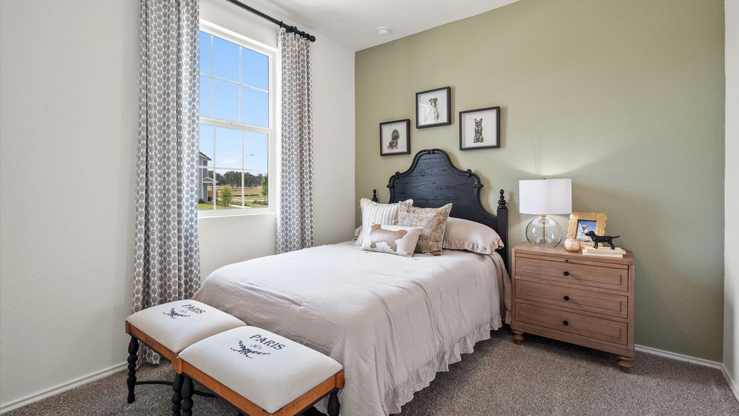 Furnished interior in a model home at Valverde in Bastrop (Image 17). Furnished interior in a model home at Valverde in Bastrop (Image 17).