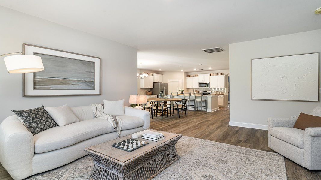 Furnished interior in a model home at Brunswick Plantation in Calabash (Image 6).