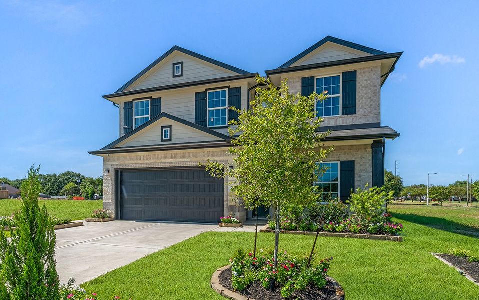 Front exterior of a home in the Steed Landing community, located in Texas City, TX (Image 9). Front exterior of a home in the Steed Landing community, located in Texas City, TX (Image 9).