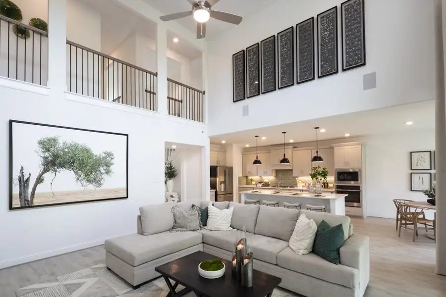 Furnished interior in a model home at Bear Ridge in Burleson (Image 3). Furnished interior in a model home at Bear Ridge in Burleson (Image 3).