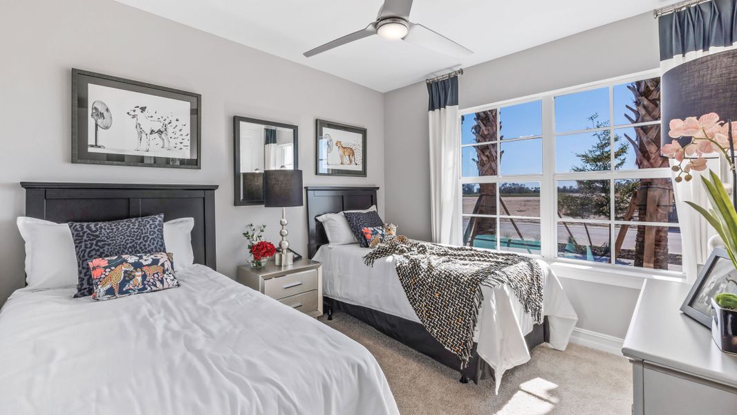Furnished interior in a model home at Palmetto Landing at Babcock Ranch in Punta Gorda (Image 24).
