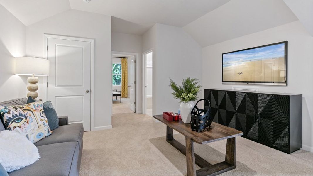 Furnished interior in a model home at Horton Park in Apex (Image 24). Furnished interior in a model home at Horton Park in Apex (Image 24).