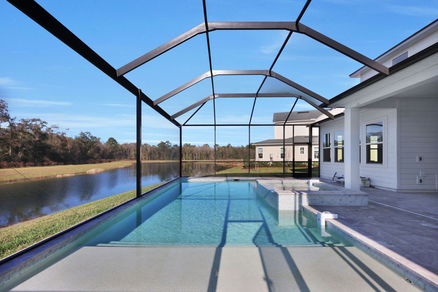 Exterior details of a home in Hidden Creek at SilverLeaf, St. Augustine (Image 18).