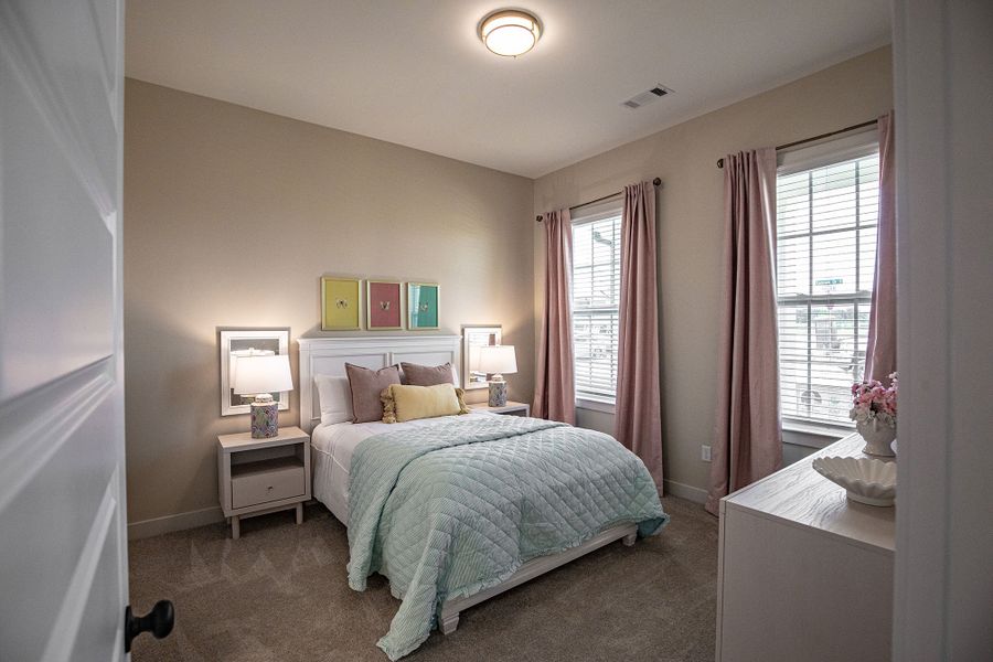 Furnished interior in a model home at Amherst in Cordova (Image 5).