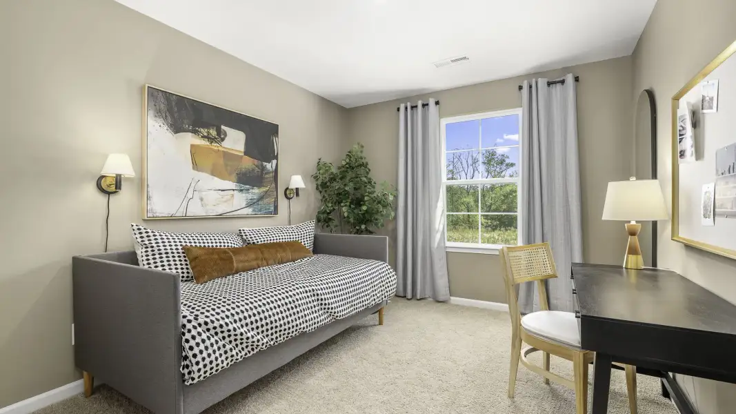 Furnished interior in a model home at Northbrooke Village in Madison (Image 15).