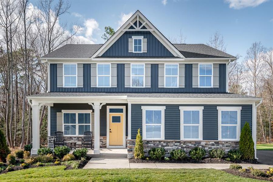 Front exterior of a home in the Muirwood community, located in Murfreesboro, TN (Image 2).