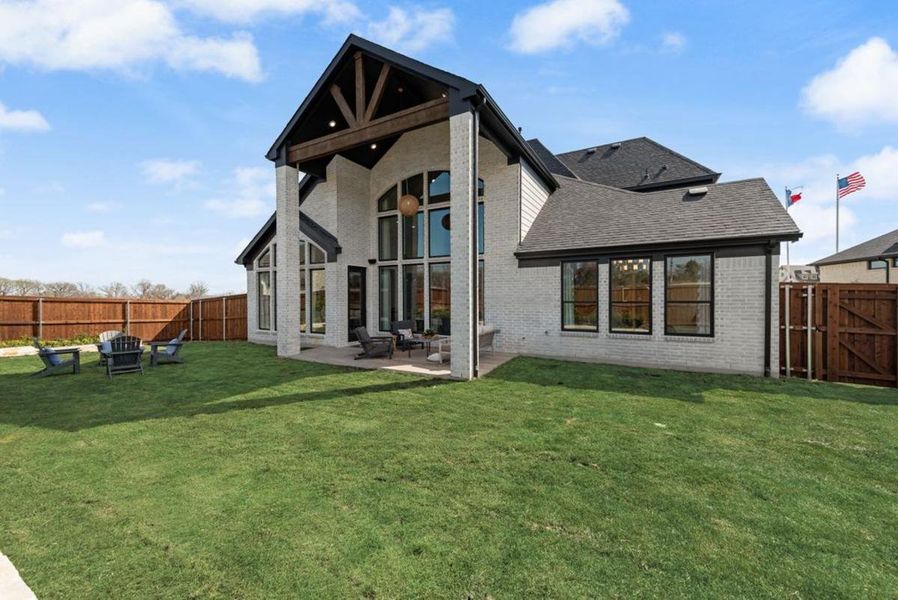 Exterior details of a home in Chatham Reserve, Providence Village (Image 4).