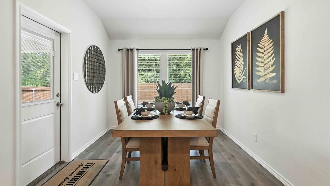 Furnished interior in a model home at The Reserve at Timber Creek in Lindale (Image 7).