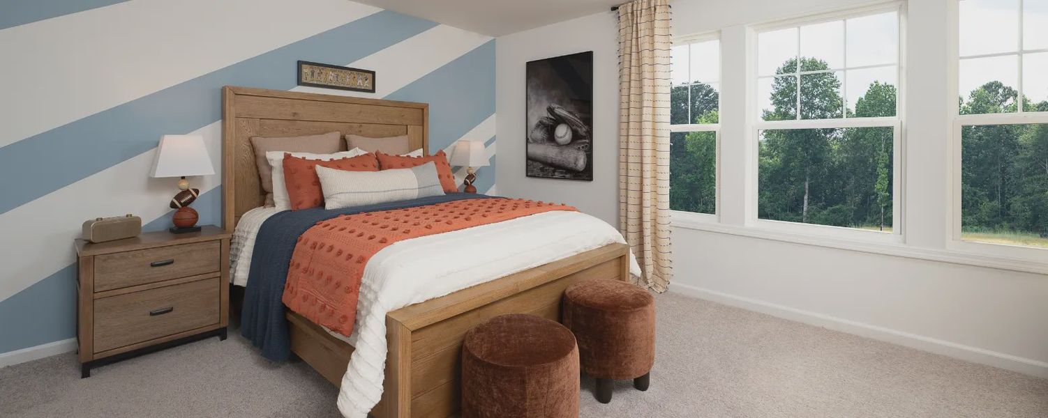 Furnished interior in a model home at The Estates at Casteel in Bethlehem (Image 14).