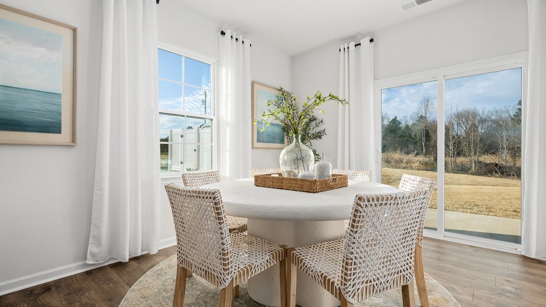 Furnished interior in a model home at The Reserve at Stoney Creek in Whitsett (Image 10).