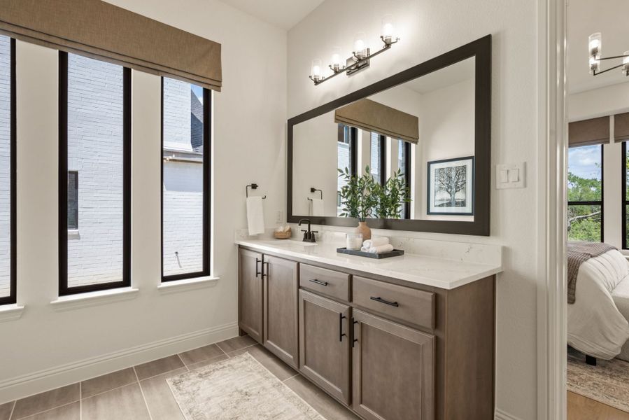 Furnished interior in a model home at Park Hills in Rockwall (Image 18). Furnished interior in a model home at Park Hills in Rockwall (Image 18).