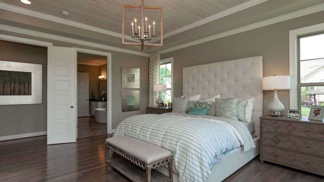 Furnished interior in a model home at The Summit at Morgan Ridge in Chapel Hill (Image 17). Furnished interior in a model home at The Summit at Morgan Ridge in Chapel Hill (Image 17).