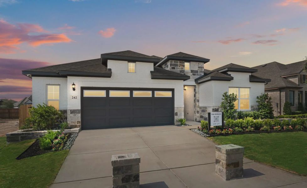 Front exterior of a home in the Alsatian Oaks community, located in Castroville, TX (Image 4). Front exterior of a home in the Alsatian Oaks community, located in Castroville, TX (Image 4).