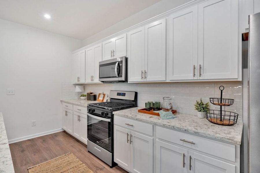 Furnished interior in a model home at Meadow Pines in Dallas (Image 7).