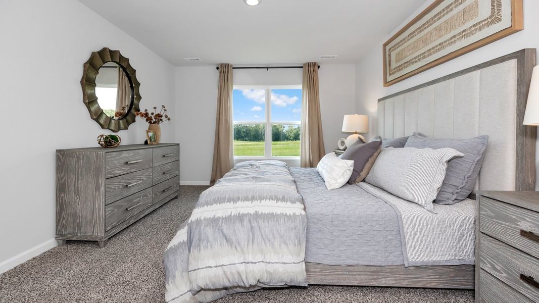 Furnished interior in a model home at Bailey Park in Fayetteville (Image 30).