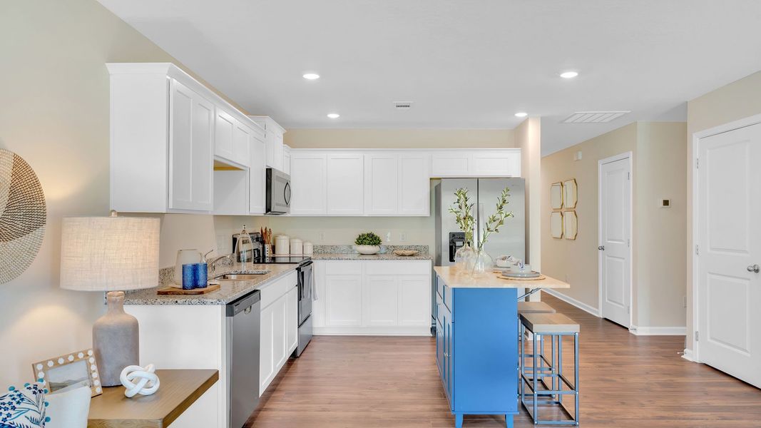 Furnished interior in a model home at Clearwater Springs in Johnson City (Image 7).