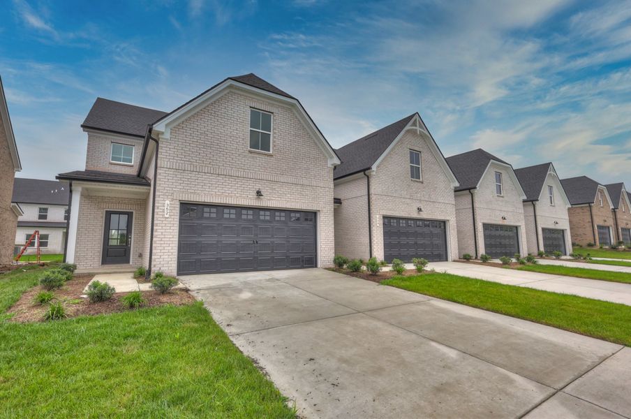 The Amethyst floorplan at Helmsley Place 55+ Townhomes.