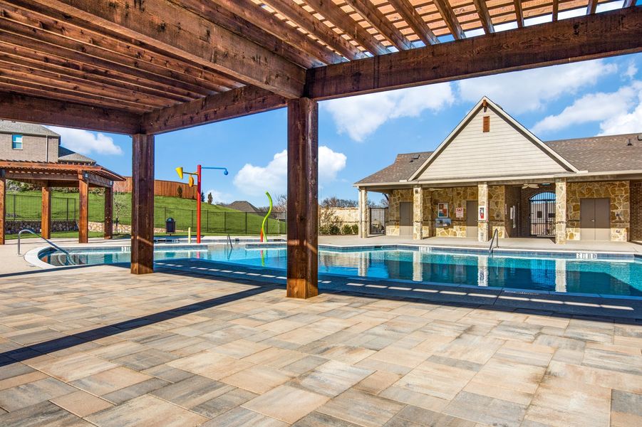 Front exterior of a home in the Timberbrook community, located in Justin, TX (Image 49). Front exterior of a home in the Timberbrook community, located in Justin, TX (Image 49).