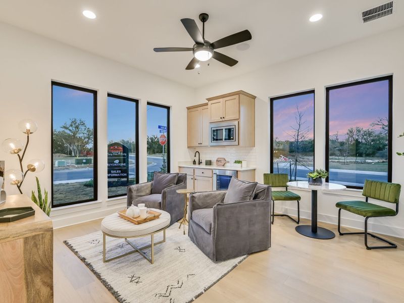 Furnished interior in a model home at Riverstone in Georgetown (Image 45). Furnished interior in a model home at Riverstone in Georgetown (Image 45).